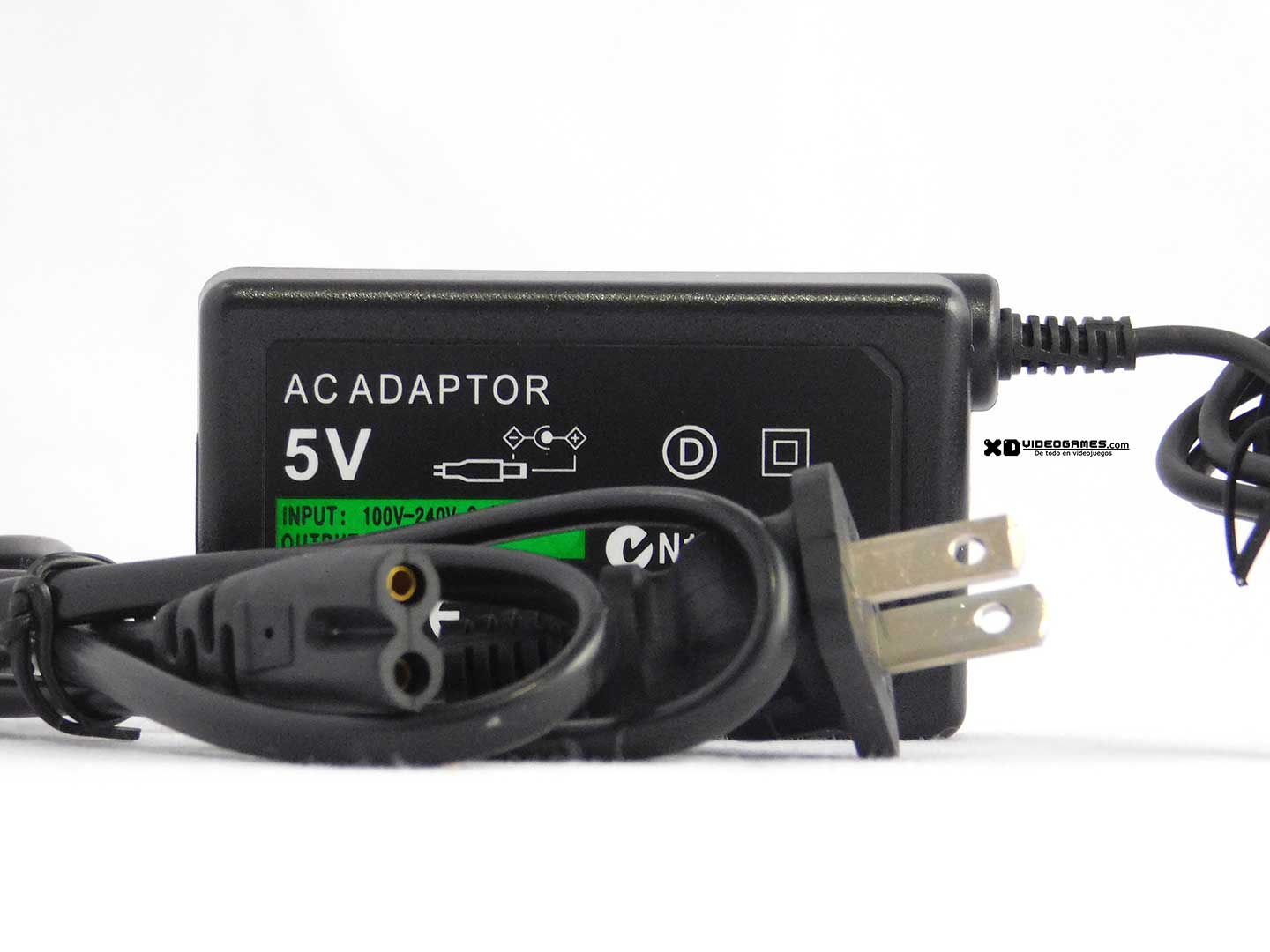 PSP Cargador Adaptador de CA Fuente de alimentación Hogar Cable de carga de  viaje de pared Kit de accesorios portátil para PSP 1000 Slim 2000 Serie