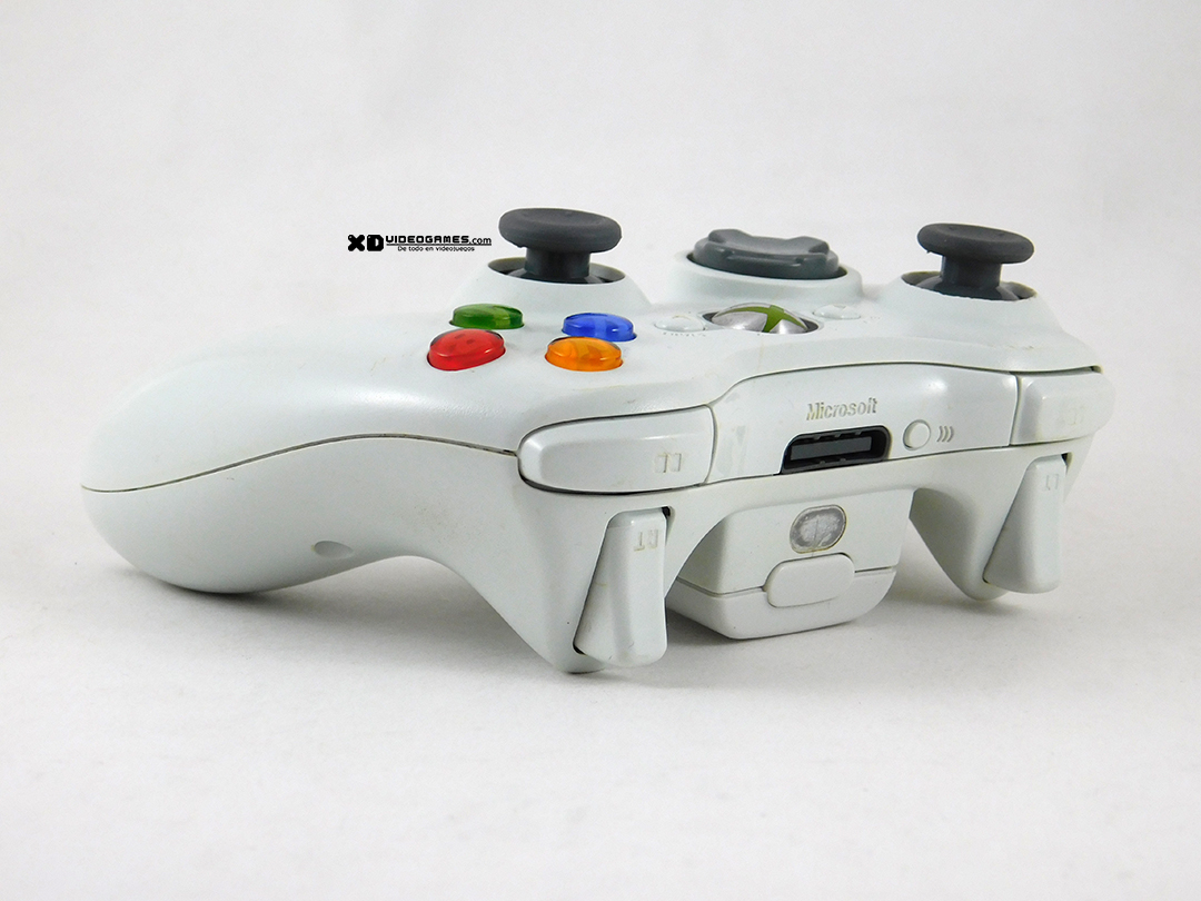  Mando inalámbrico Xbox 360 - Blanco (renovado) : Videojuegos