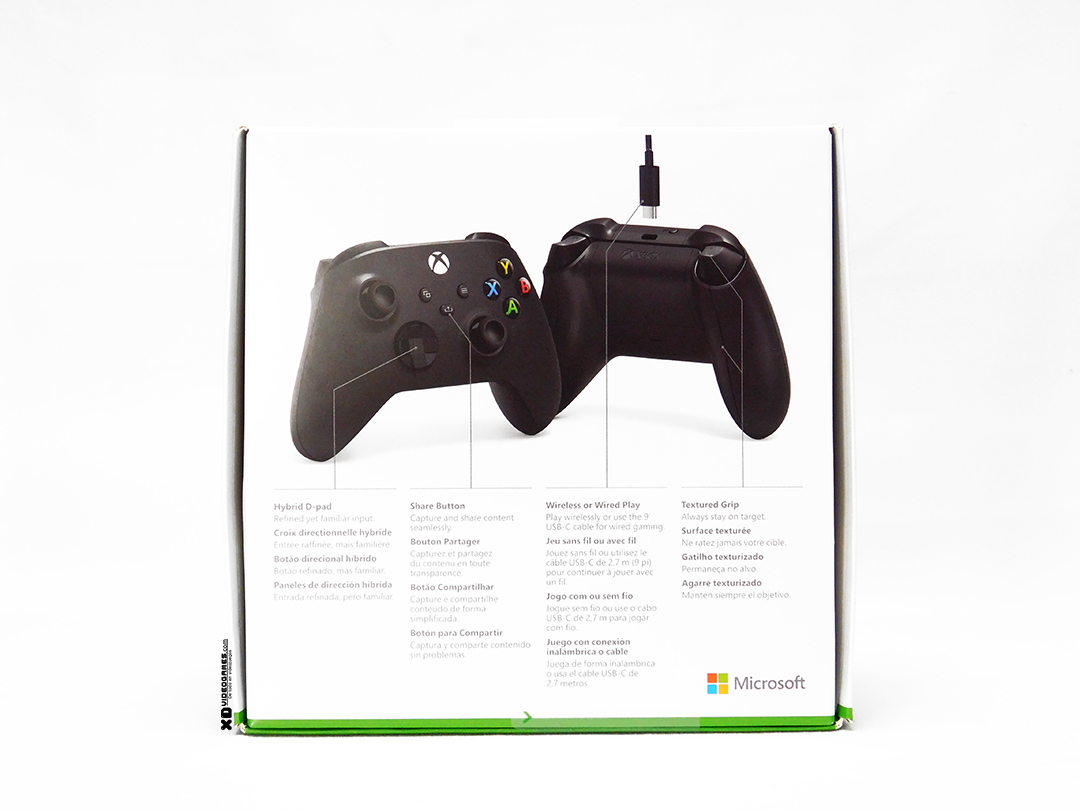 Control Xbox Series S X Carbon Black Cable Type C – Xdvideogames