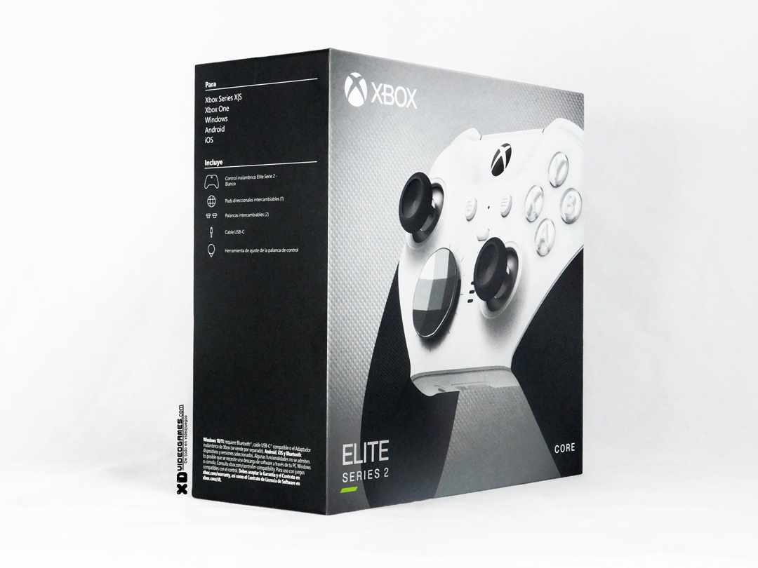 Controlador Xbox Elite en Impresionante Blanco Eleva Guatemala