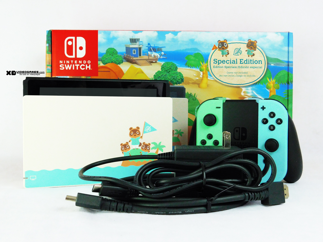 Nintendo Switch V2.0 Edición Animal Crossing New Horizons 